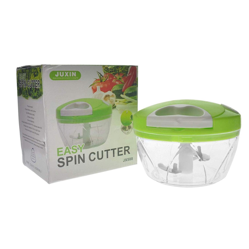 SPIN CUTTER - Blender Tangan Pemotong Daging Buah Sayur - KimikoOfficial