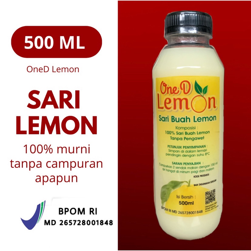 

Sari Lemon Murni 500ML Menurunkan Berat Badan Jus Kesehatan & Kecantikan