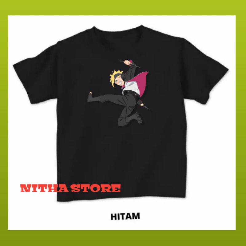 Baju anak lucu, baju anak anime, baju anak naruto boruto