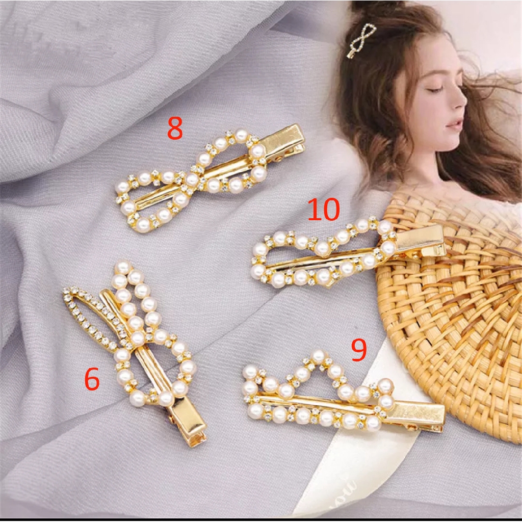 Jepit korea mutiara wanita fashion trending best seller #342