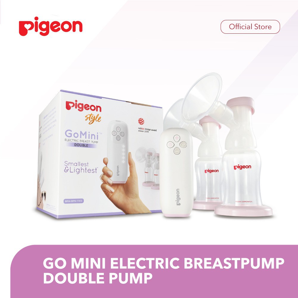 Pigeon Electric Gomini Go Mini Single - Double Breast Pump Breastpump Pompa