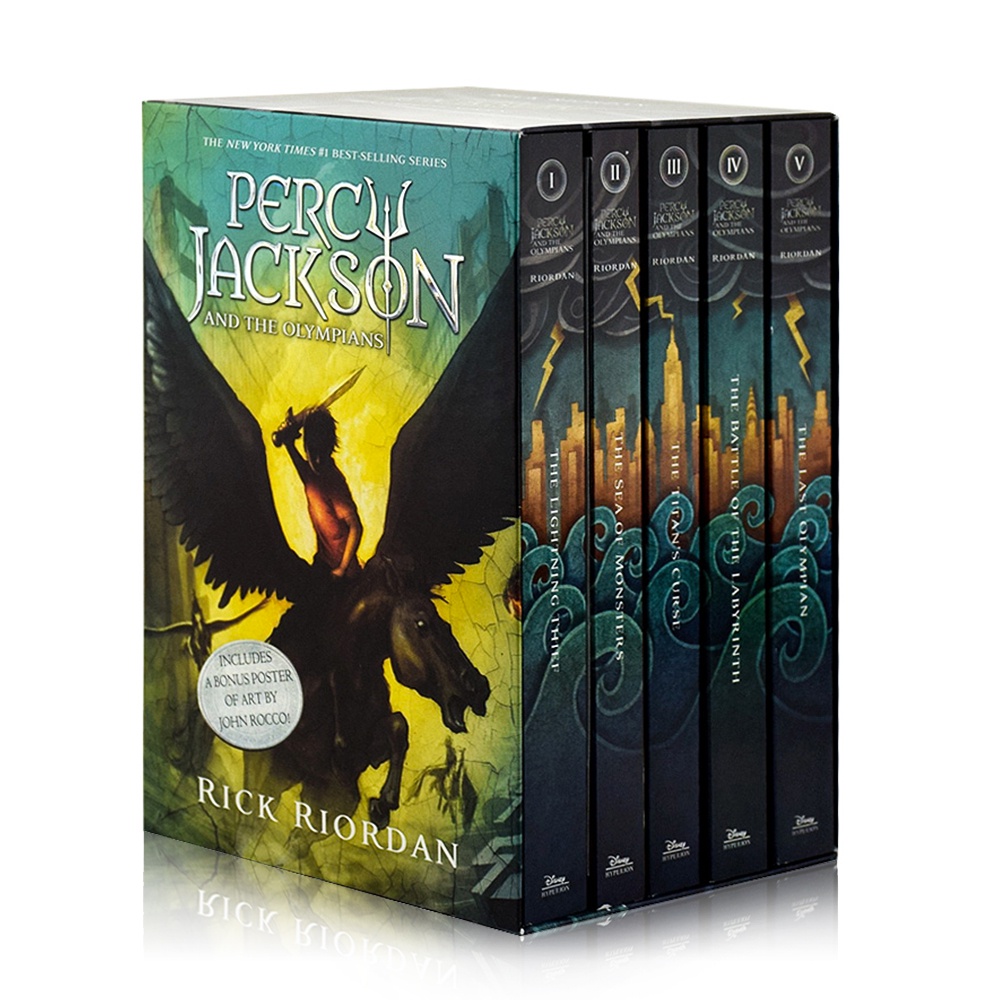 Jual 5 Books Set Percy Jackson The Olympians English Original Novel Books Children S English Picture Bo Indonesia Shopee Indonesia