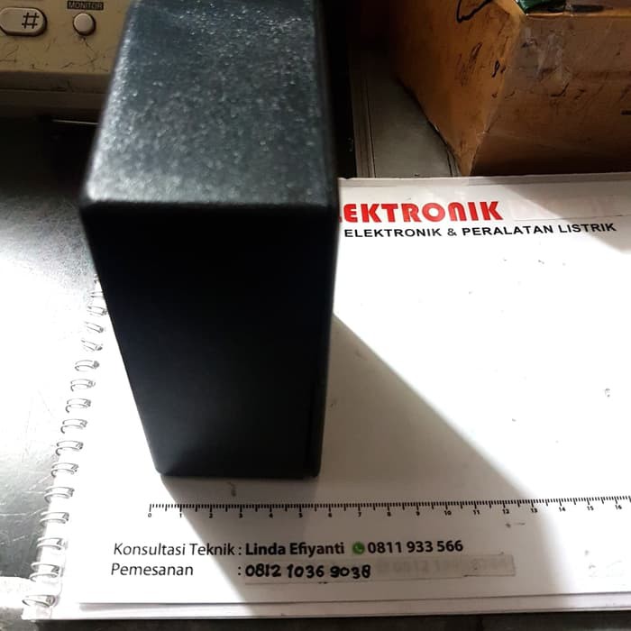 New Box hitam plastik X 4  Box Elektronik X 4 125 X 85 X 5 CM buble per box