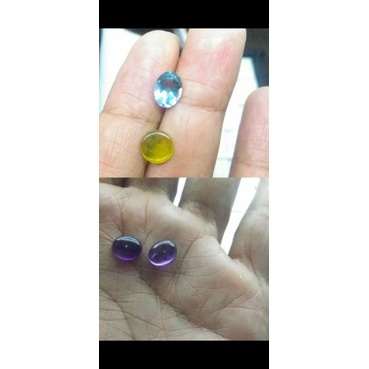 blue topas yelow safir kecubung
