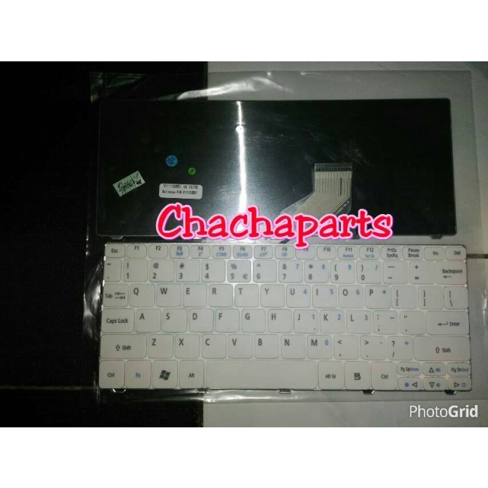 keyboard acer d255 d260 d270 532 putih