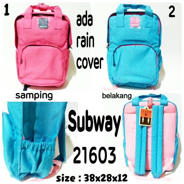 Tas ransel backpack Subway 21603 tas punggung terbaru dan termurah