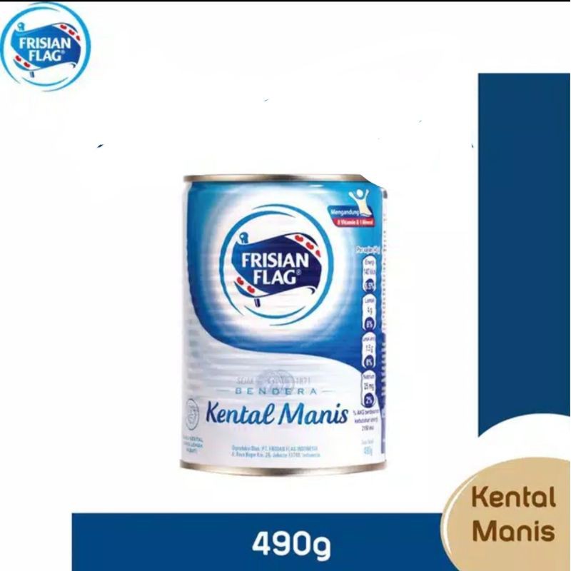 

Susu Kental Manis Bendera Frisian Flag 490 Ml