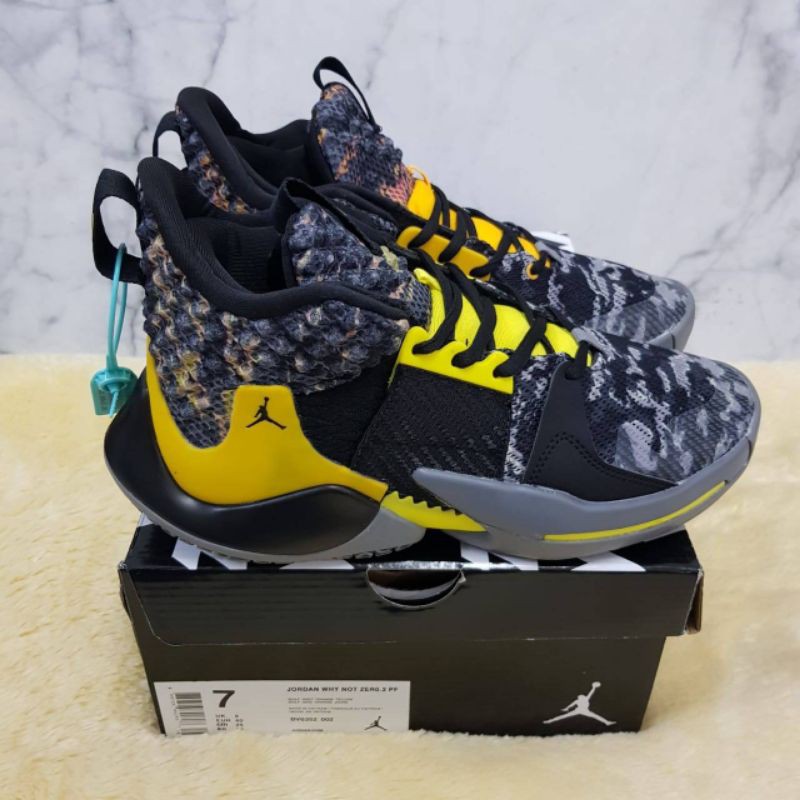 jordan why not zero 2 wolf grey orange