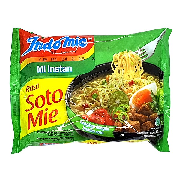 

INDOMIE MIE RASA SOTO MIE 70GR