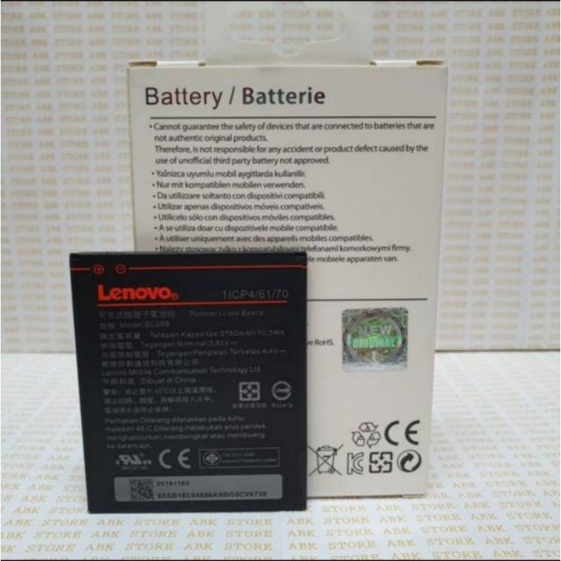 LENOVO A6000 A6010 A6020 VIBE K5/ VIBE K5 PLUS BL242 BATTERY BATERAI BATRAI BATRE ORIGINAL