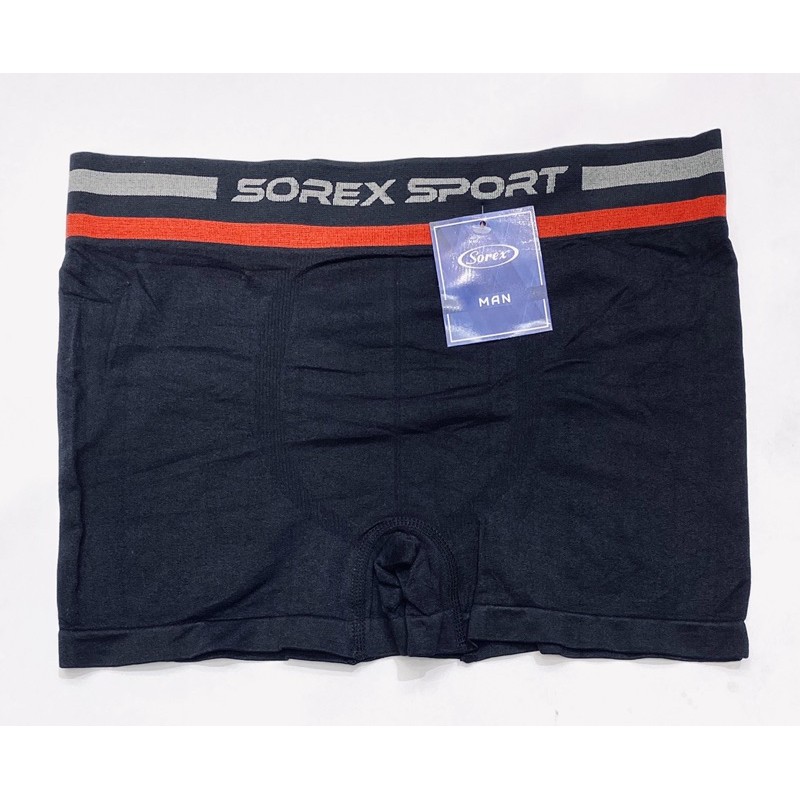 CD pria | Celana Dalam Boxer Pria SOREX 3804 Bahan Rajut/spandex Size M-L &amp; XL-XXL Isi 2pcs