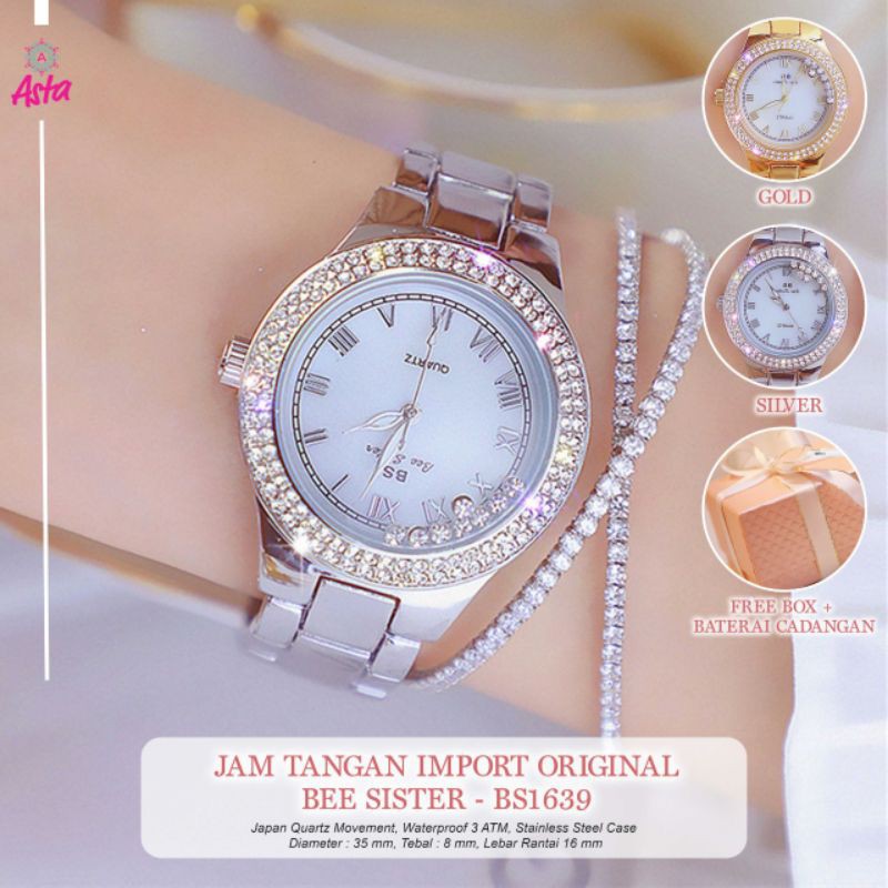 JAM TANGAN IMPORT BEE SISTER BS1639