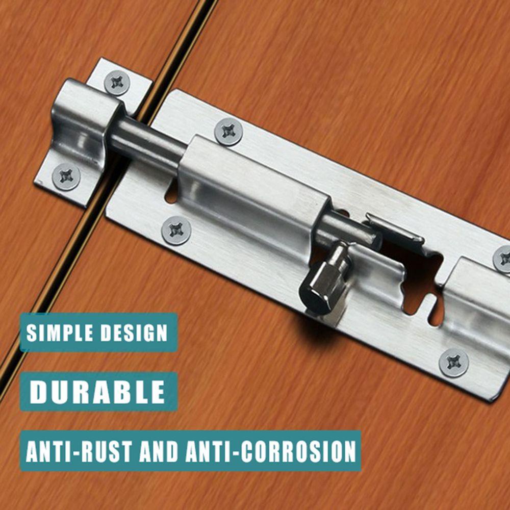 Nickolas1 Door Bolt 1.5/2/3 /4 Inch Kunci Sliding Anti Maling Stainless Steel