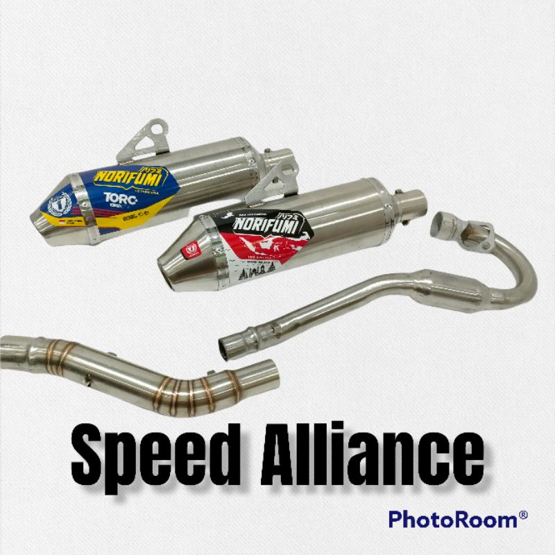 Knalpot KLX CRF DTRACKER WR155 Torch Borup