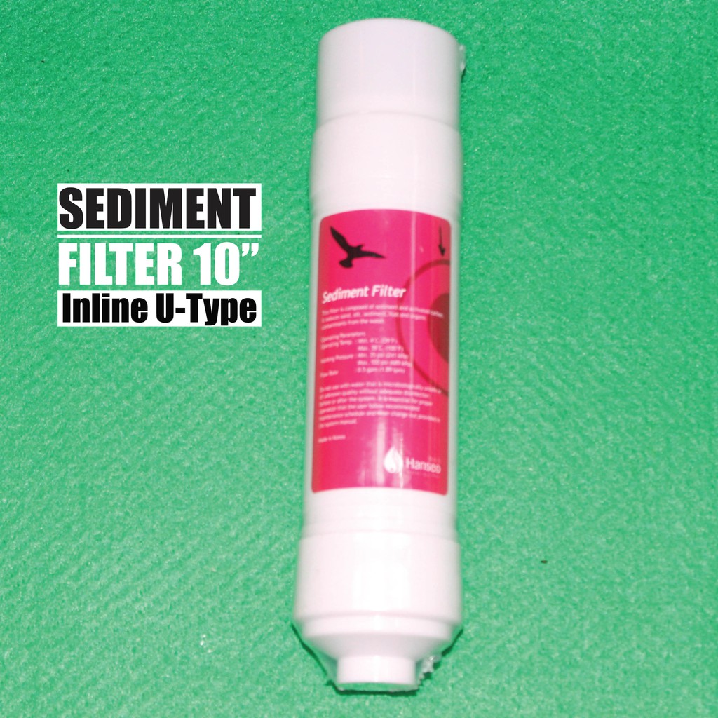 Filter sediment U-type 10&quot; dispenser RO