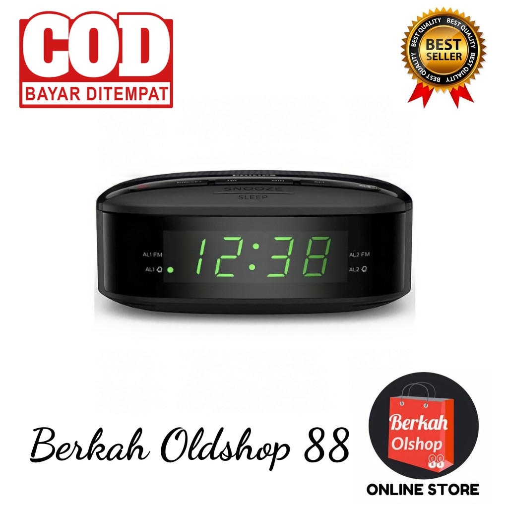 Berkah Oldshop 88 - Philips Digital Tuning Alarm Clock AJ-3116 / TAR-3205 FM Radio