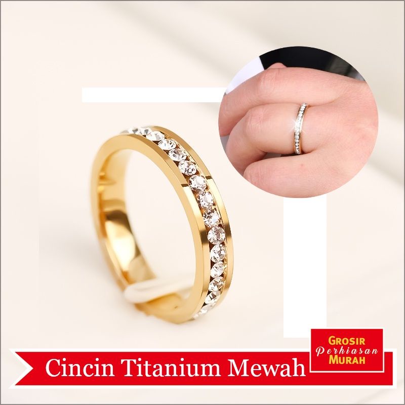 cincin titanium originl cincin wanita