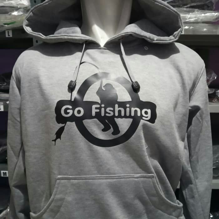 Hoodie Jaket Sweater Go Fishing Jaket Distro
