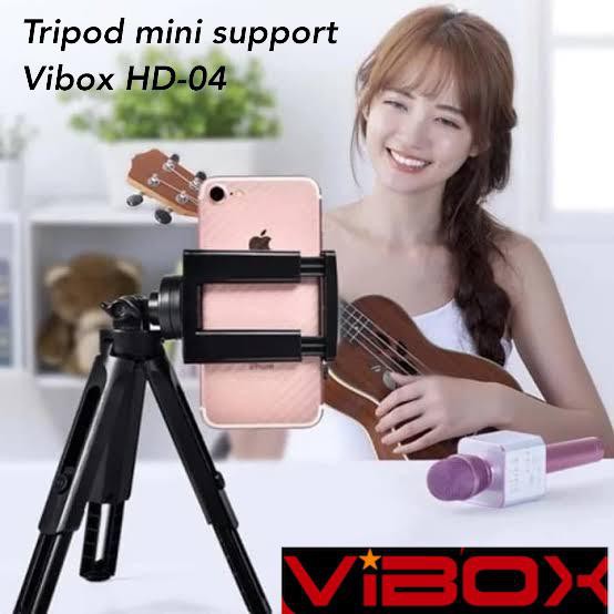 TRIPOD MINI SUPPORT FOR SMART PHONE DAN RING LIGHT VIBOX HD04 &amp; HD30