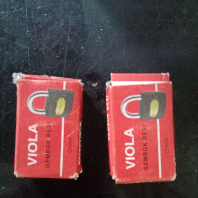 Gembok Besi Hitam Merk. Random Uk. 20mm-60mm Dari China Semua Ukuran Leher Pendek Murah