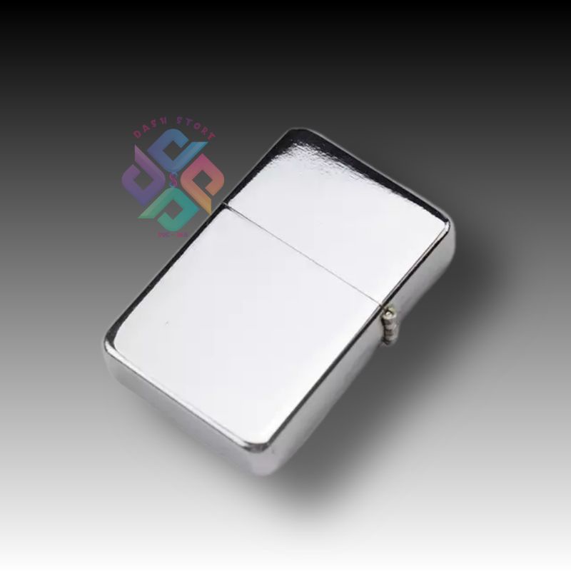 Korek Api Zippo Polos Chrome