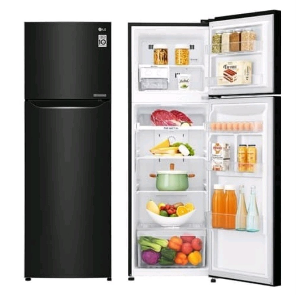 Kulkas Gn G272sxcb 2 Tu Lg Inverter Gng272sxcb Door Cooling Hitam Garansi Resmi Indonesia