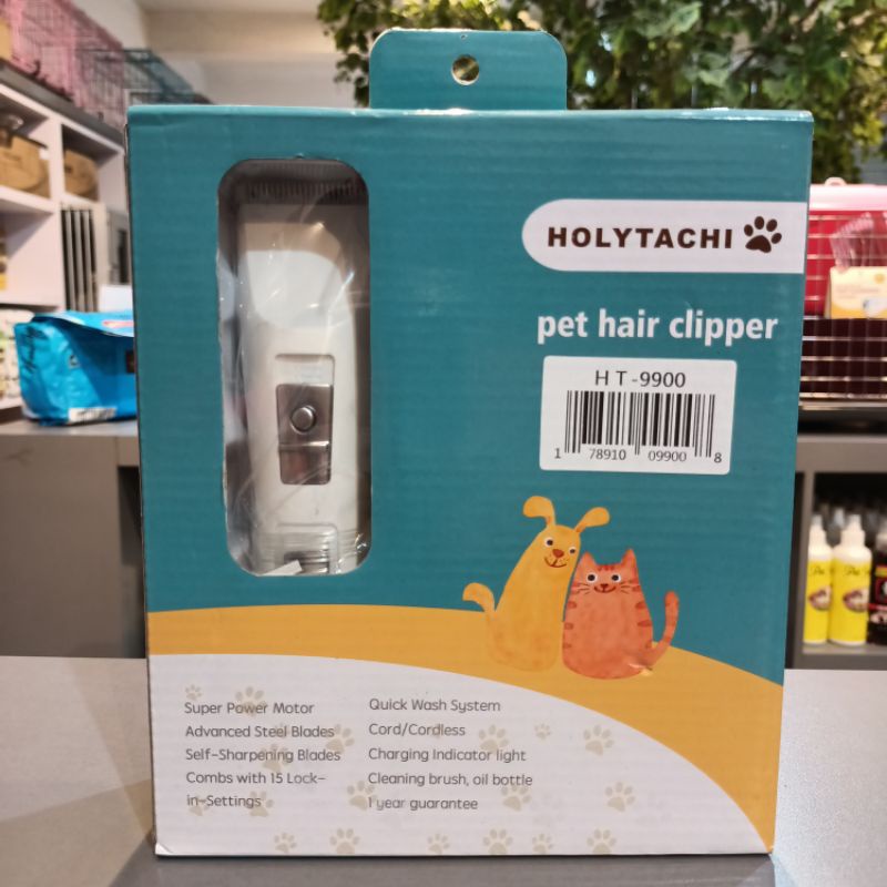 Holytachi Pet Hair Clipper HT-9900 / Clipper Alat Cukur Anjing Dan Kucing