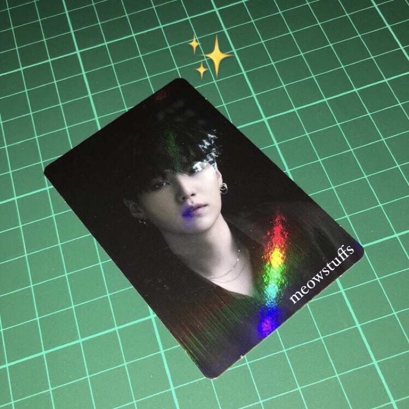 [BACA DESKRIPSI] Photocard PC BTS Suga Yoongi Holo MCB MOTS Concept Book