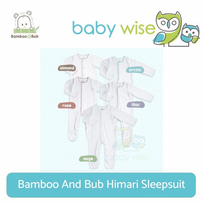 Bamboo And Bub Himari Sleepsuit