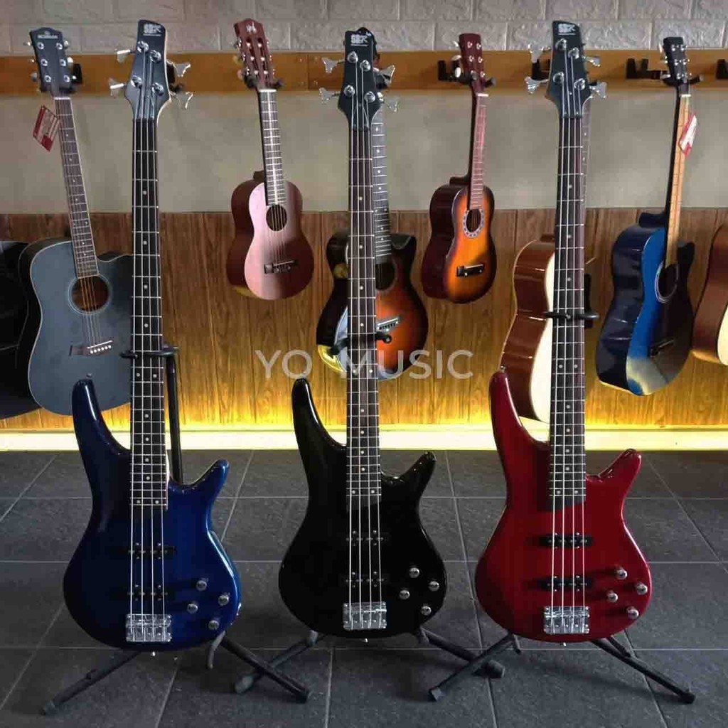 Gitar Bass Elektrik SDGR Sound by Ibanez 4 String GNB Pickup Gitar