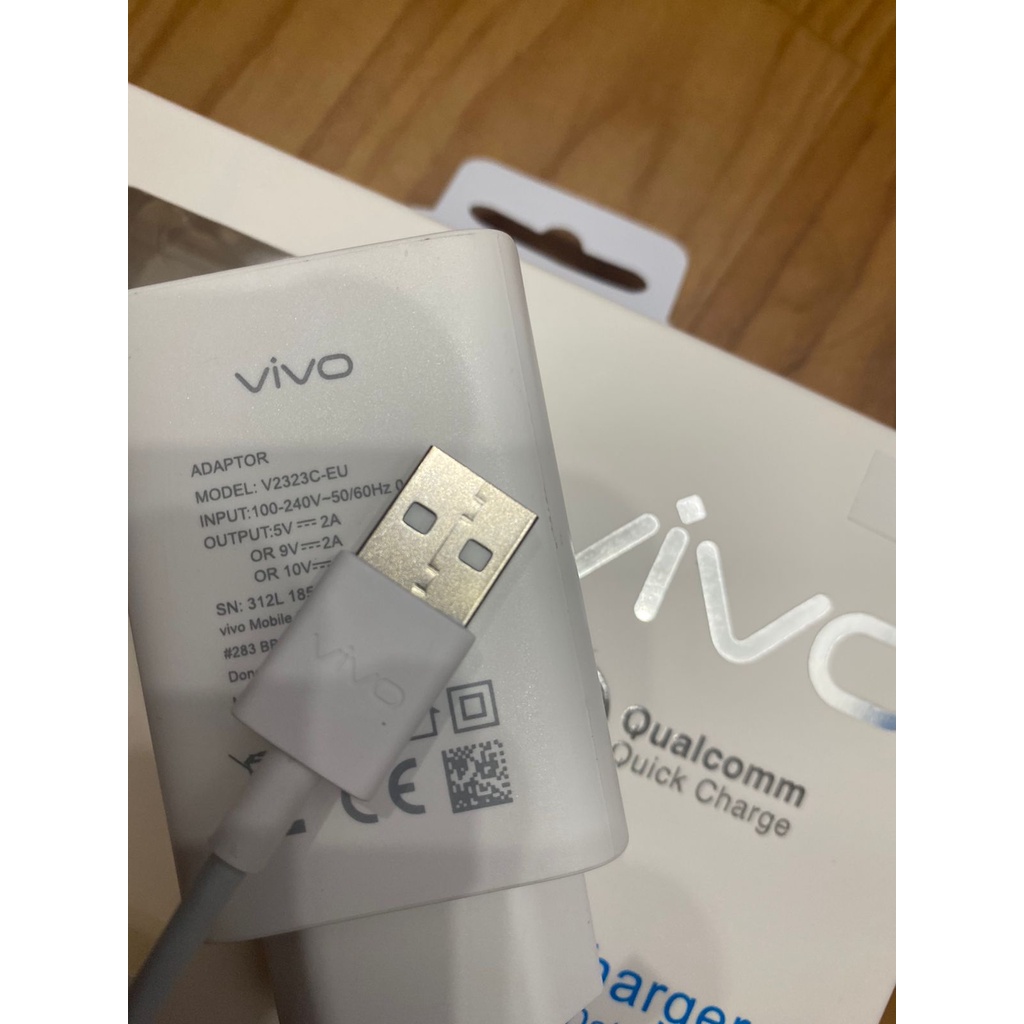 Charger Vivo Fast Charging Original 100% Tipe C v2323c-EU 33watt super