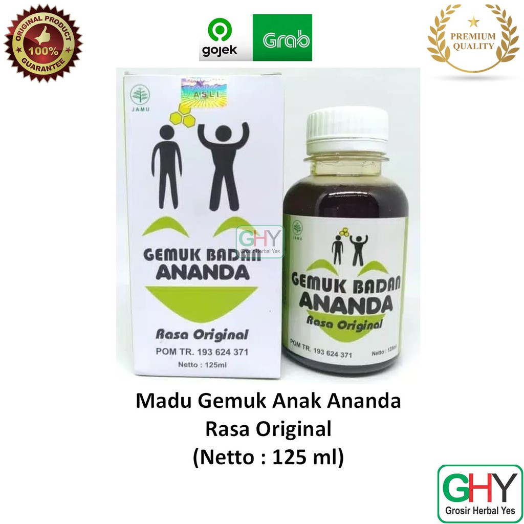 

Madu gemuk badan anak Rasa original