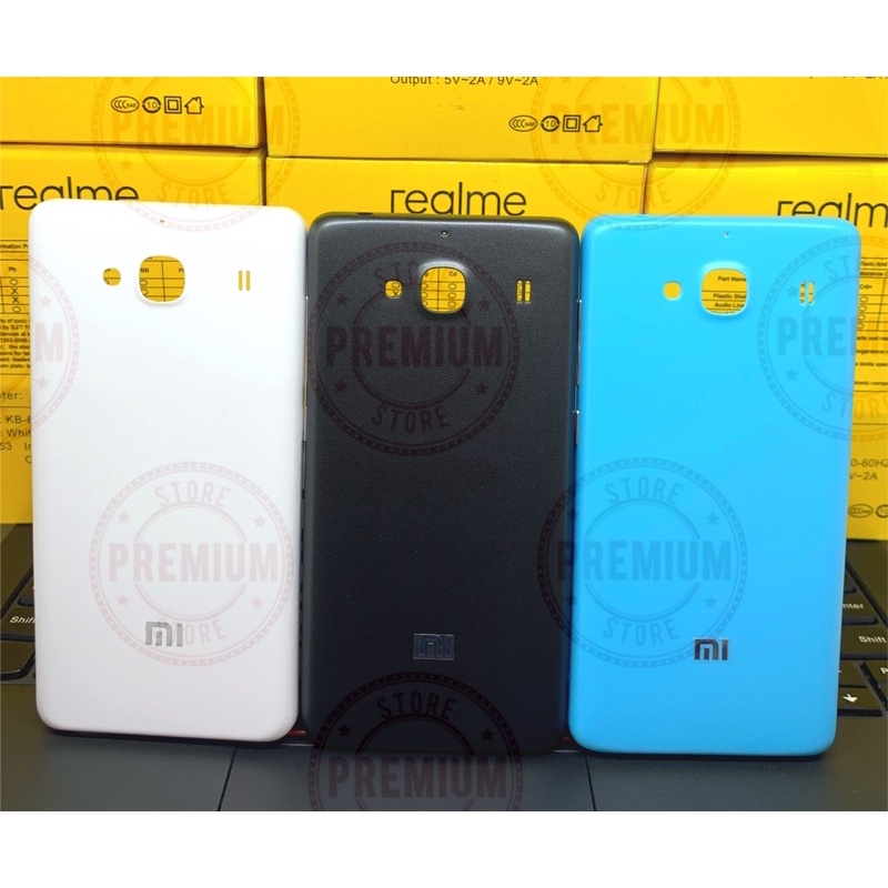 CASING XIAOMI REDMI 2 FULLSET TOMBOL NEW 100%