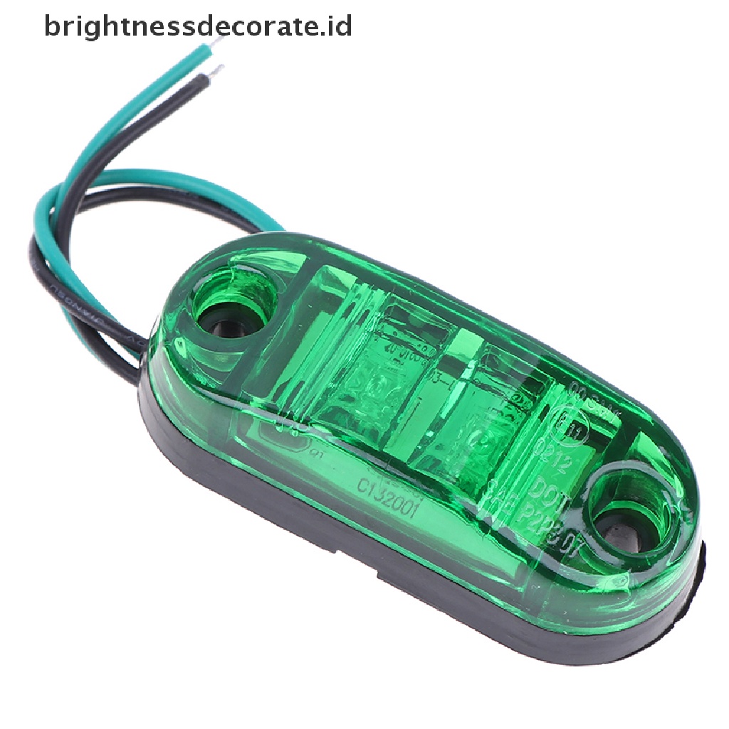 [birth] 1Pc 2LED Side Marker Clearance Light Lamp Car Truck Trailer Caravan Lamp [ID]