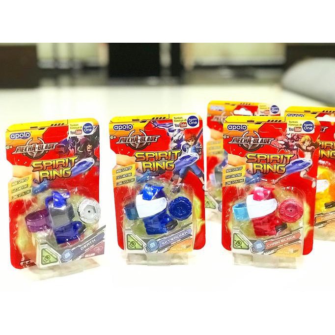 Favorit] Termurah Mecha Blade Spirit Ring Mainan Gasing Premium Original Apol