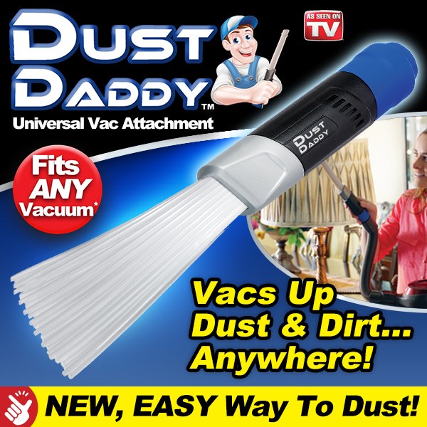 Dust Daddy Nozzle Vacuum Cleaner Kepala Penyedot Debu Celah Sempit