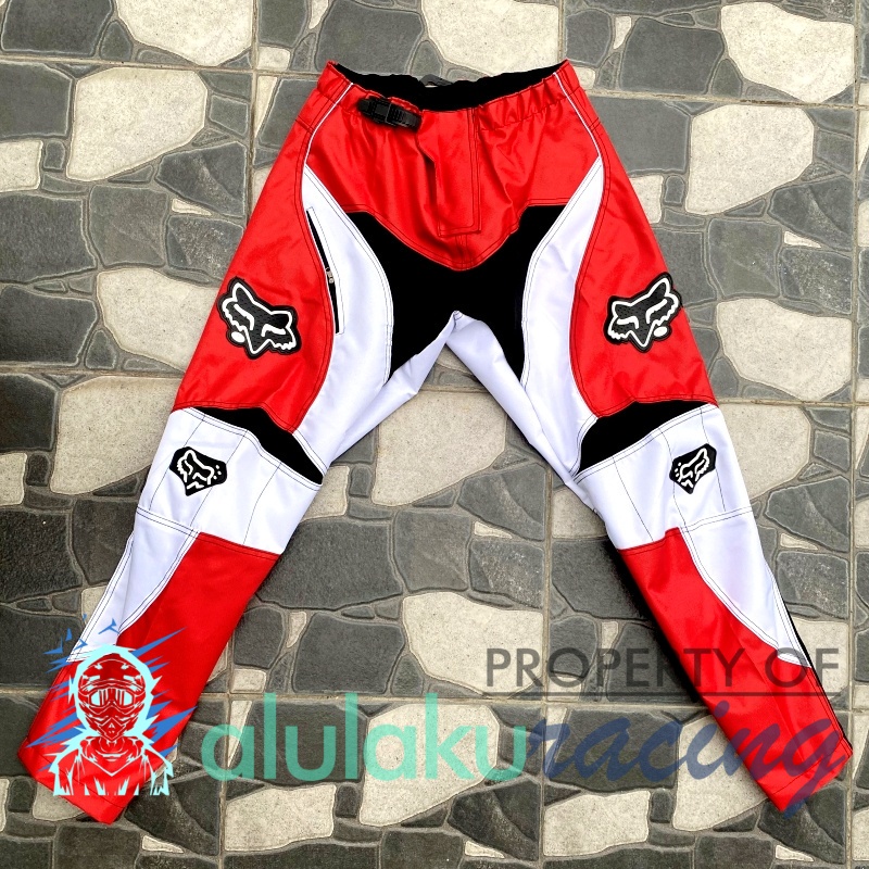 Jersey, Celana, Sarung Tangan &amp; Sepatu Fullprint with Protectors Fullset MX Trail Motocross - Paket Bundling FOCTFG101003-F41