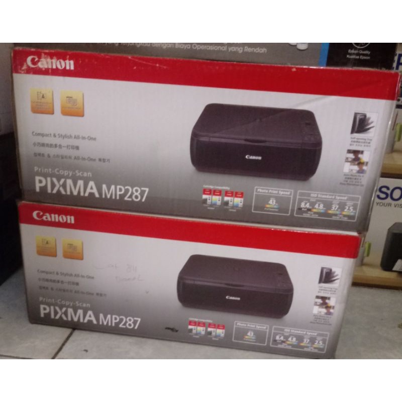 Printer Canon Pixma MP287 second + modif tabung tinta