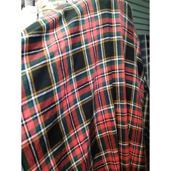 kain/bahan cotton flanel motip