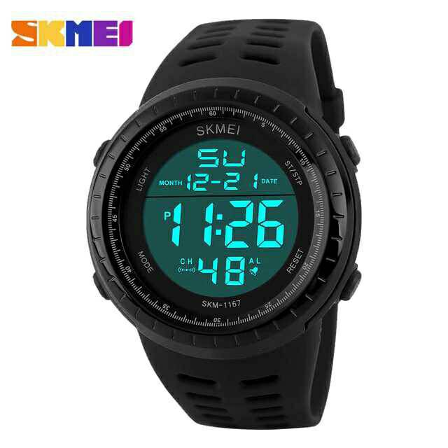 Jam Tangan Pria / SKMEI Digital 1167 Men / Jam Tangan Digital LED Original / SKMEI