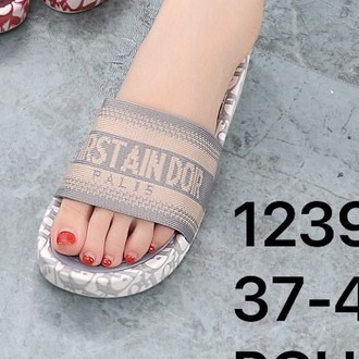 Sandal slop D1or WANITA TERLARISSS CRISSTIaN D10r  ORIGINAL BALANCE 1239 36-40// SANDAL SELOP IMPORT CINA PEREMPUAN tebal