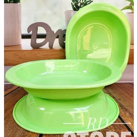 PROMO 3.PCS MANGKOK SAJI LONG POLOS MELAMINE WARE