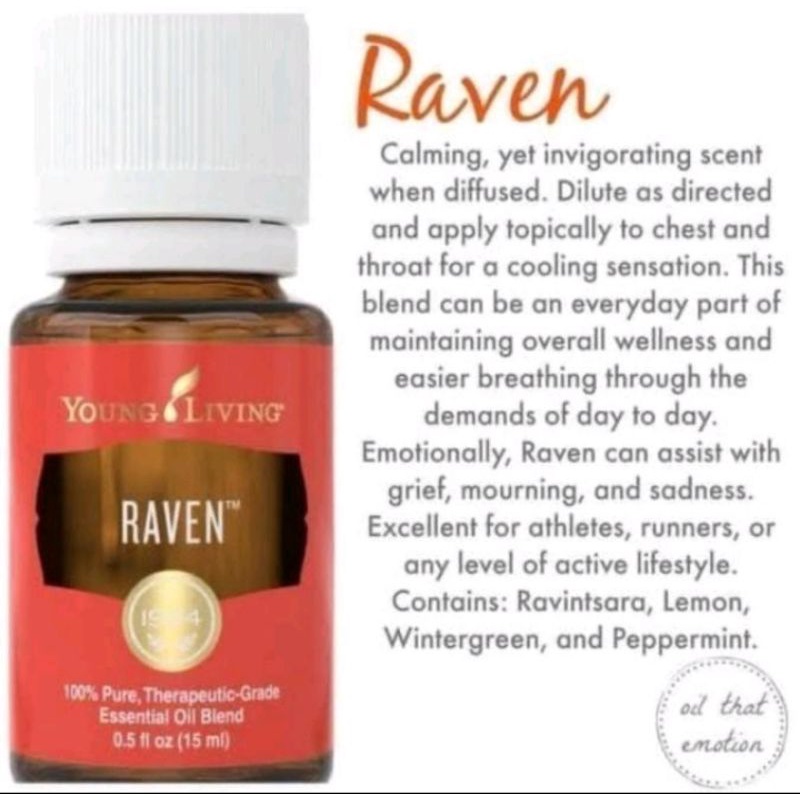Raven young living essential oil 15 ml original