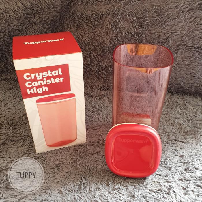 Crystal Canister High Tupperware / toples cristal (1)
