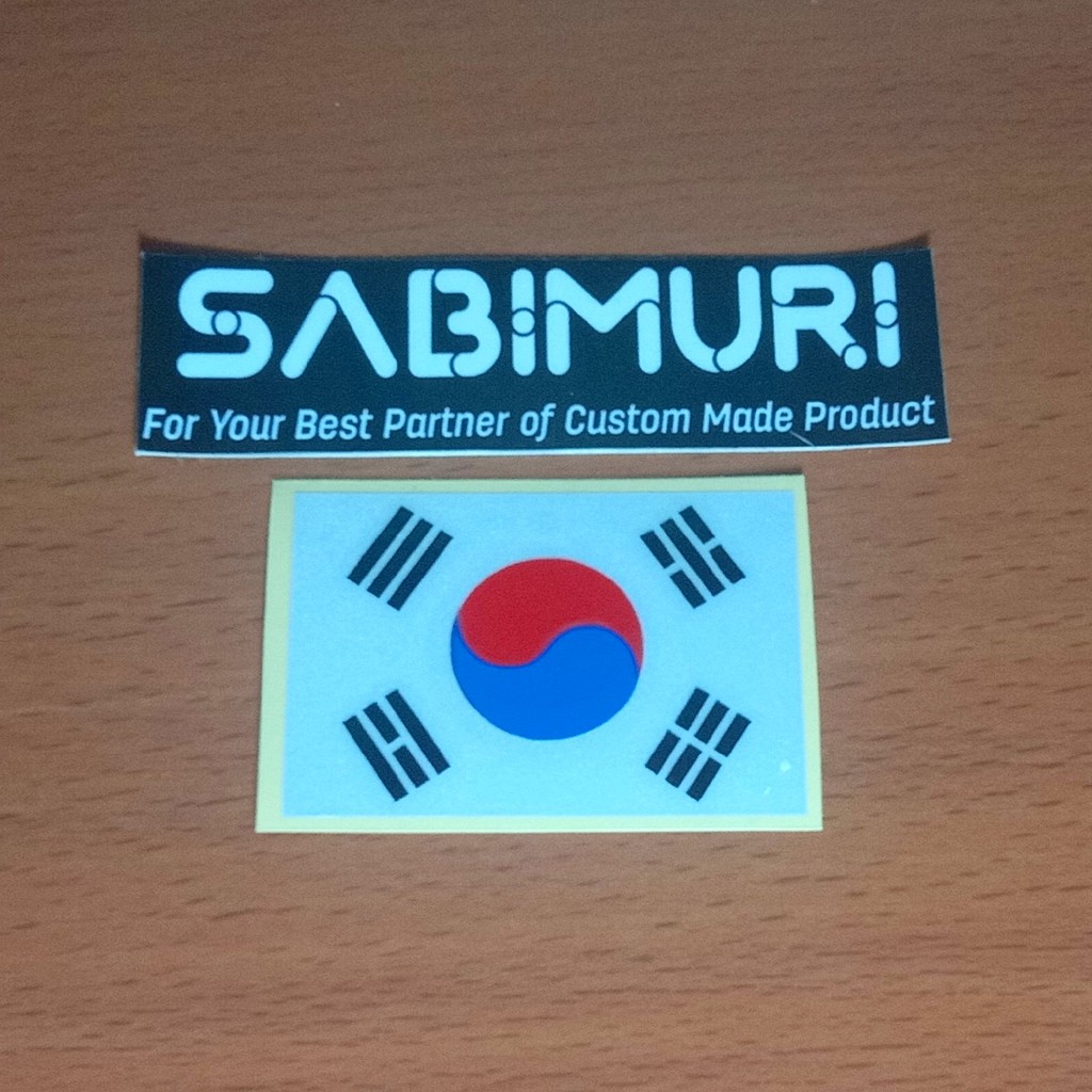 

Cutting Sticker Stiker Bendera Korea Selatan