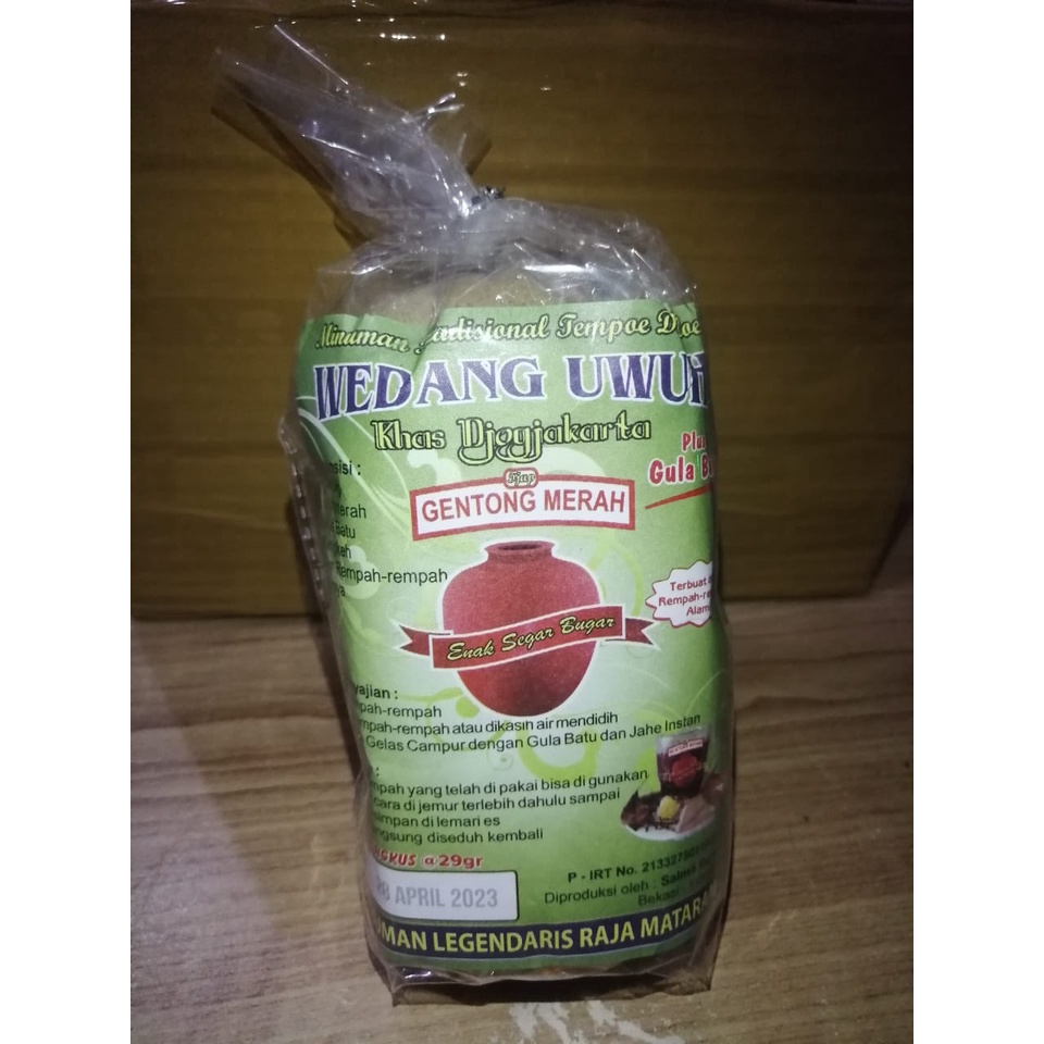 

Minuman Tradisional WEDANG UWUH cap Gentong Merah