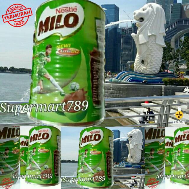 

IMPORT SINGAPORE NESTLE MILO KALENG 1.8KG ( Free Packing Dus Yg Aman rapi)