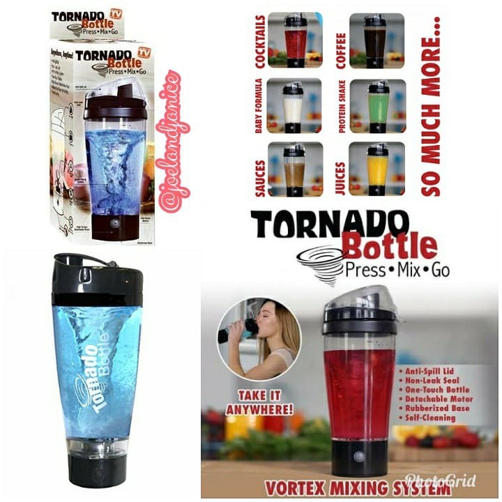 Botol Tornado bottle Press Mix Go 150ml