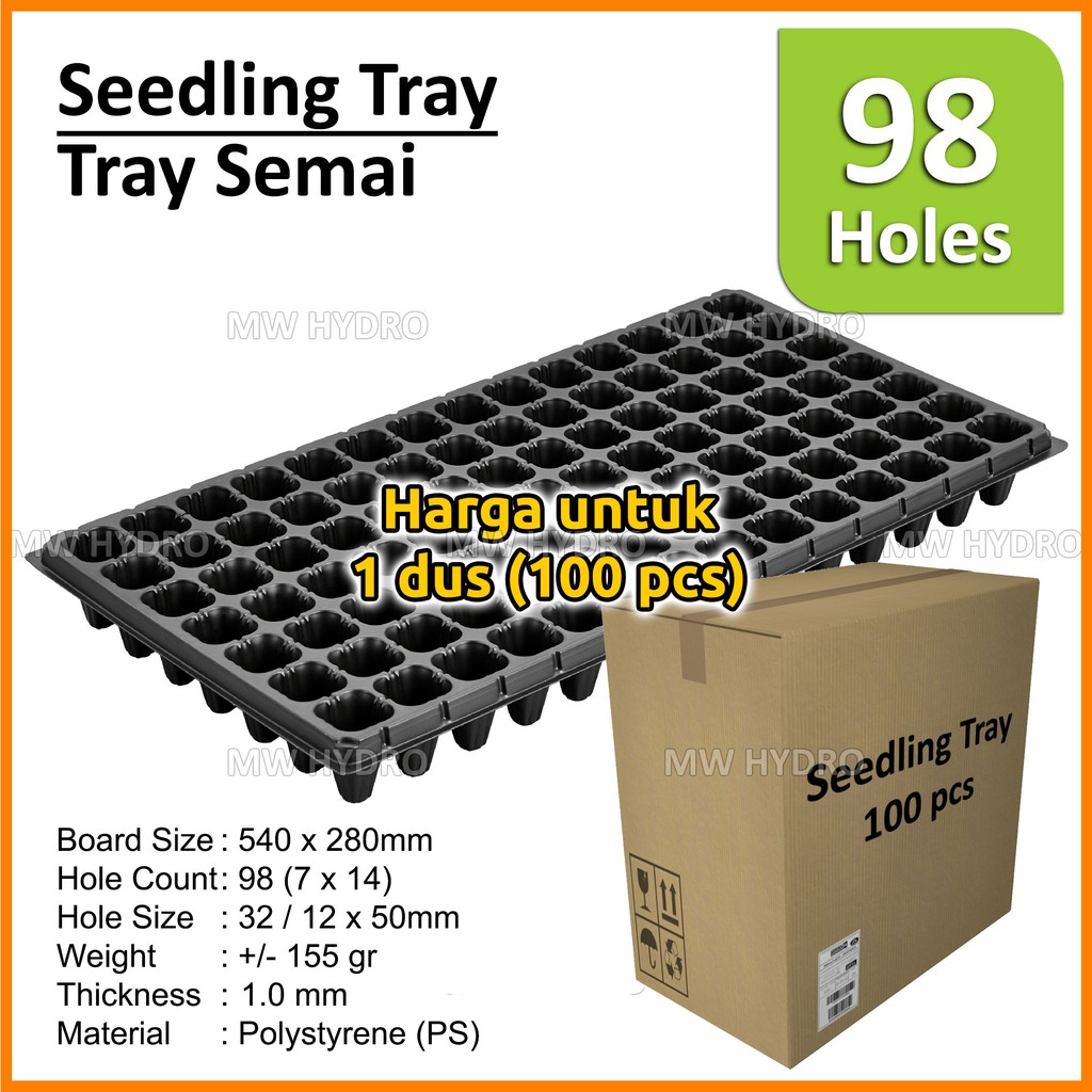 1 Dus Tray Semai / Seedling Tray - 98 lubang