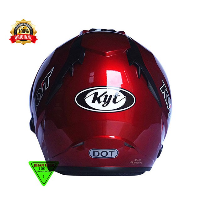 HELM / KYT / HELM KYT / HELM KYT VENOM RR RED MAROON TERMURAH-4
